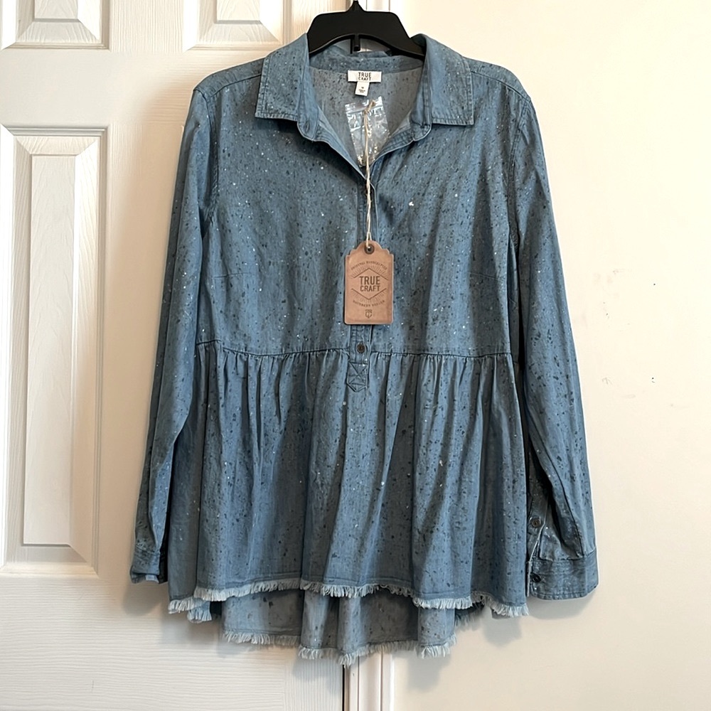 True Craft Women’s Long Sleeve Demin Shirt (NEW)